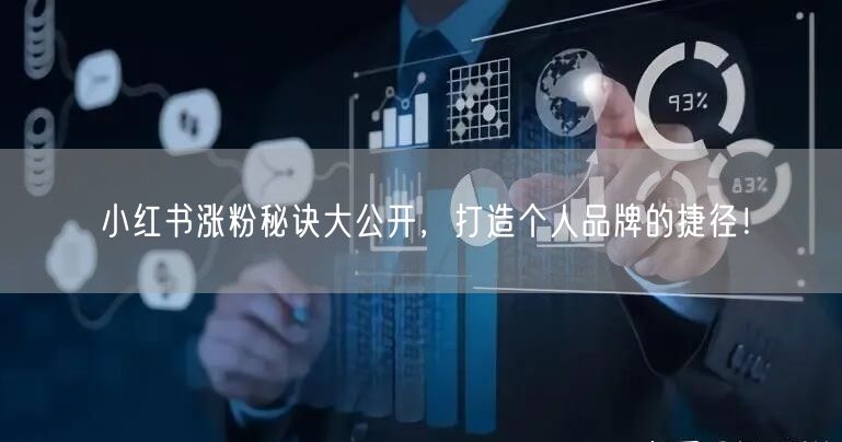 小红书涨粉秘诀大公开，打造个人品牌的捷径！