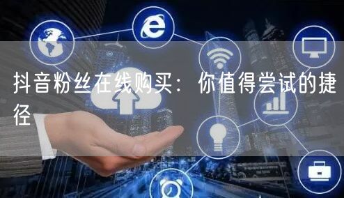 抖音粉丝在线购买：你值得尝试的捷径