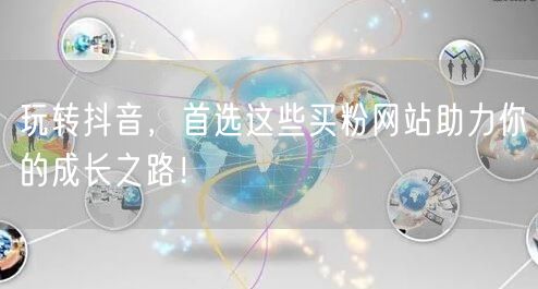 玩转抖音，首选这些买粉网站助力你的成长之路！