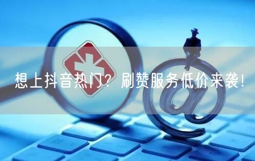 想上抖音热门？刷赞服务低价来袭！
