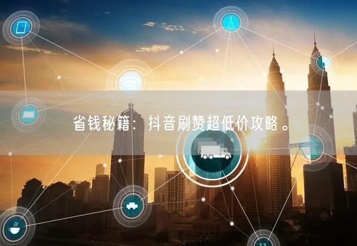 省钱秘籍：抖音刷赞超低价攻略。