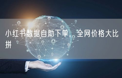 小红书数据自助下单，全网价格大比拼
