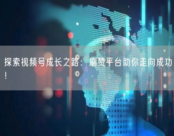 探索视频号成长之路：刷赞平台助你走向成功！