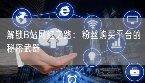 解锁B站网红之路：粉丝购买平台的秘密武器