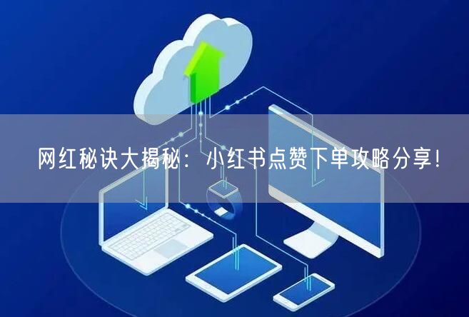 网红秘诀大揭秘：小红书点赞下单攻略分享！