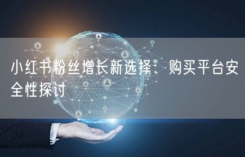 小红书粉丝增长新选择：购买平台安全性探讨