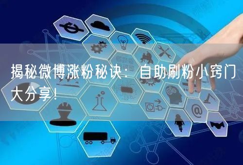 揭秘微博涨粉秘诀：自助刷粉小窍门大分享！